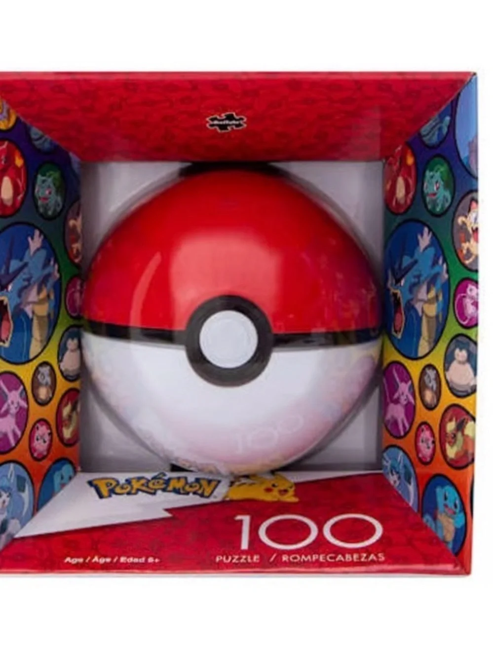 Pokemon Red and White Poké Ball 100-Piece Puzzle
